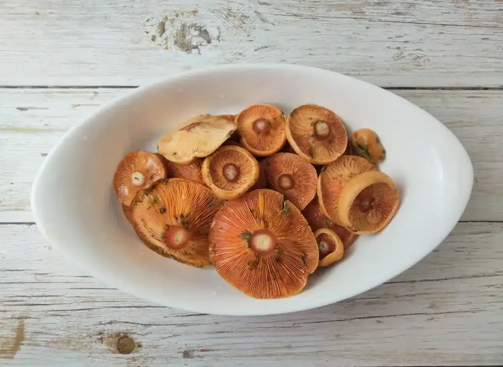salted saffron milk caps