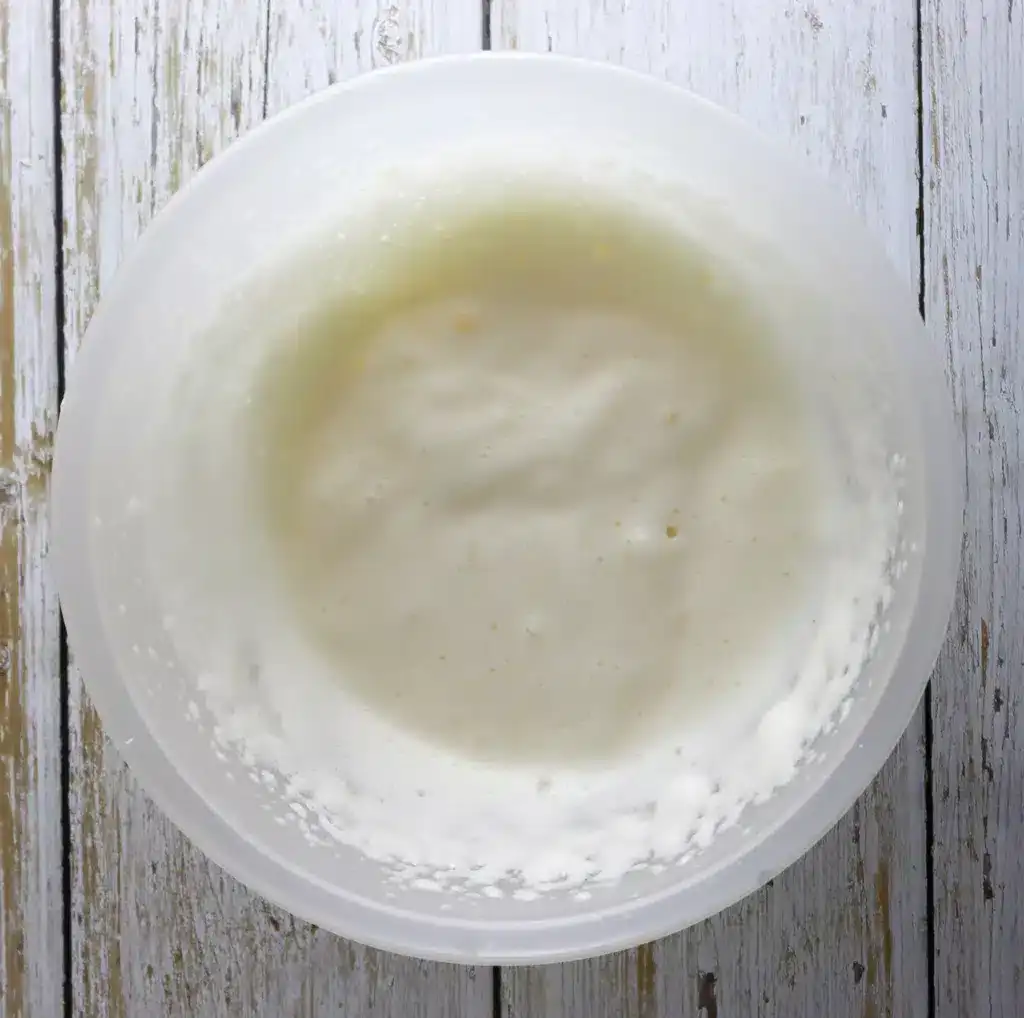 step 2 - how to whip the egg whites