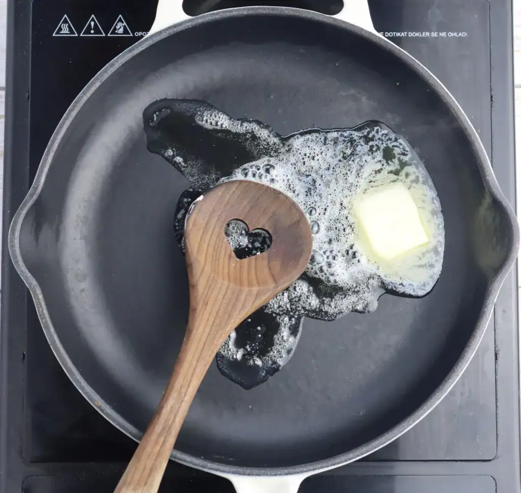 step 4: melting butter
