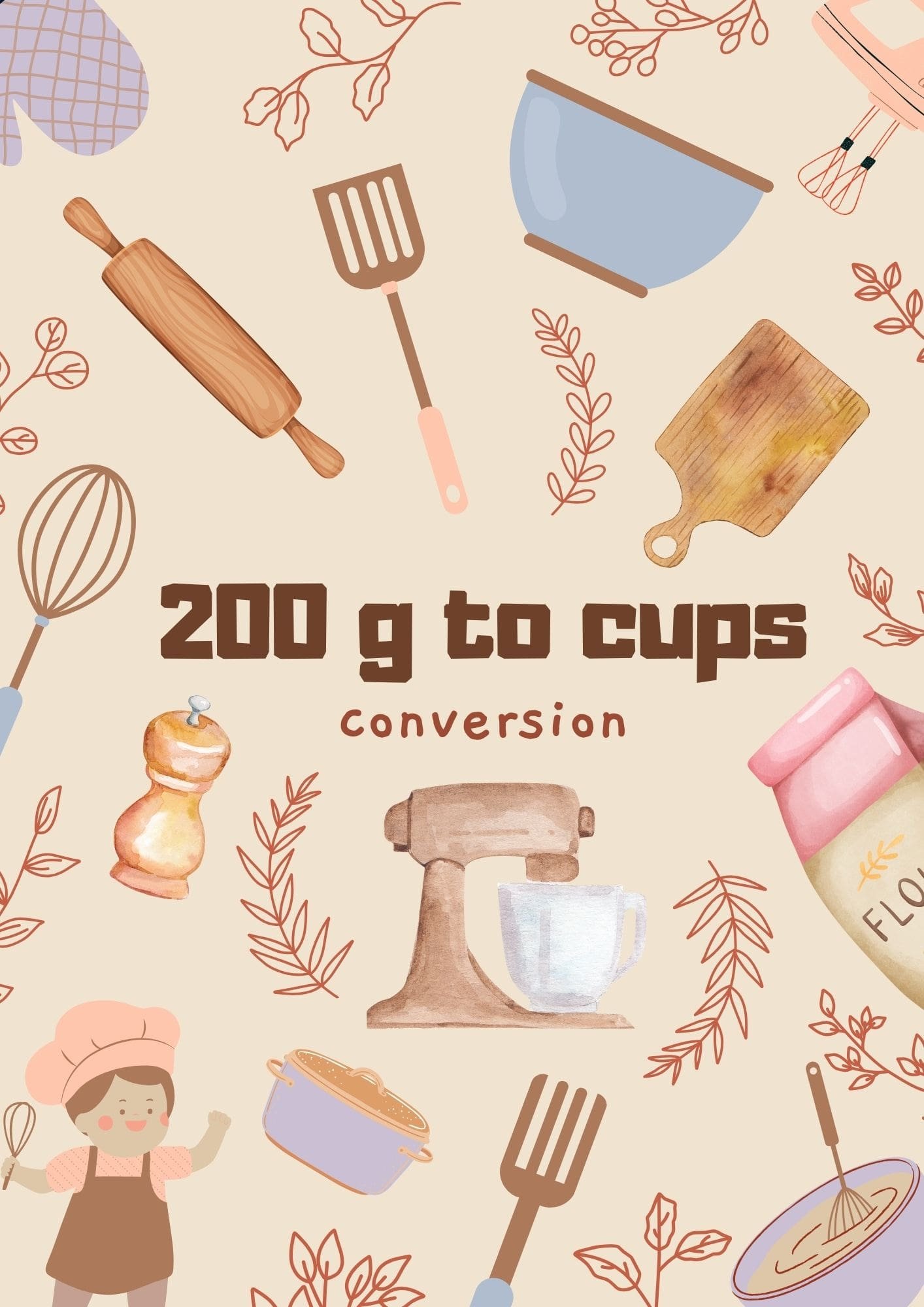 200 grams to cups