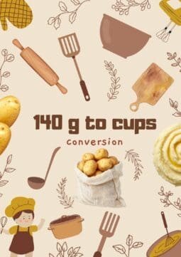 140 grams to cups