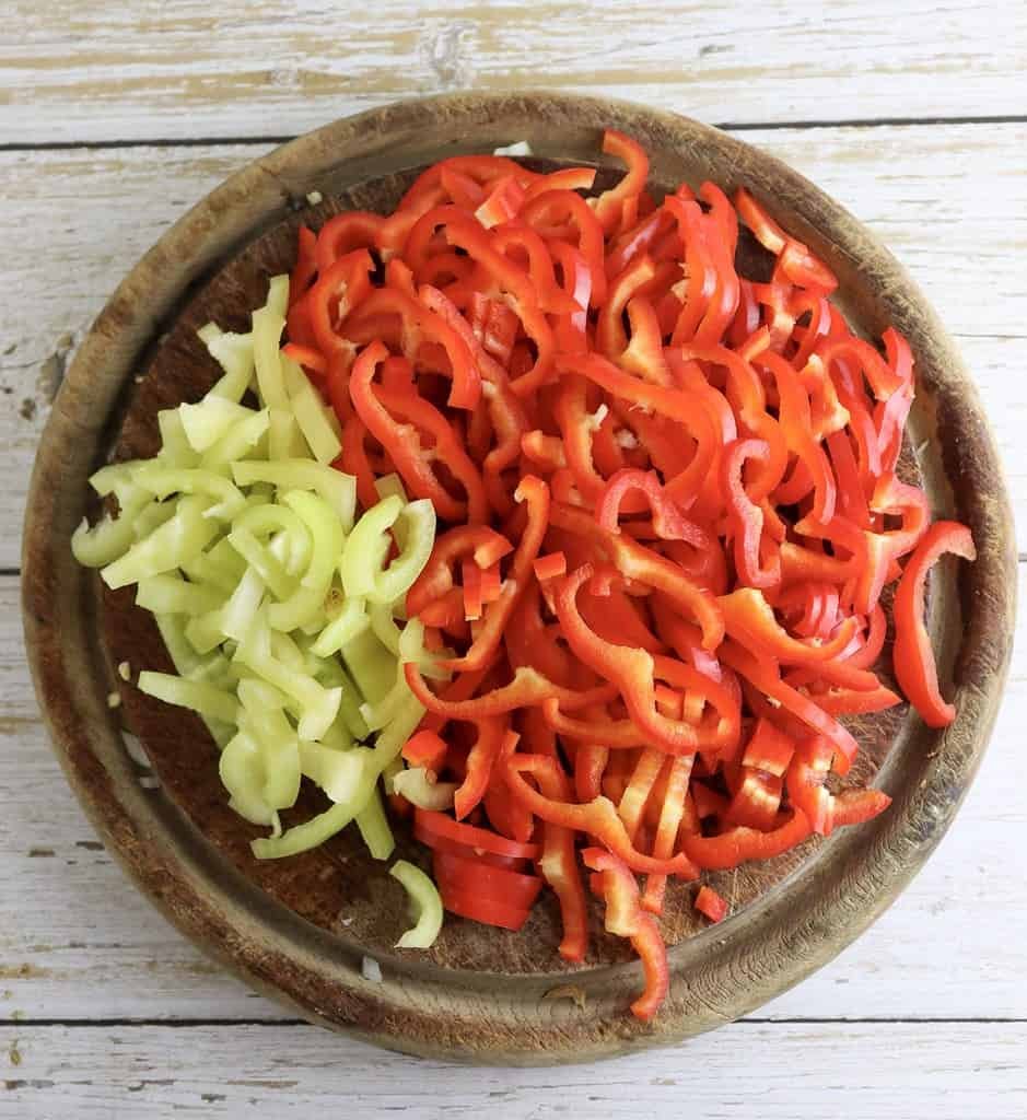 sliced peppers for the best sataras