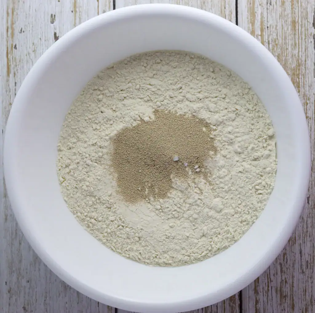 flour, salt and yeast