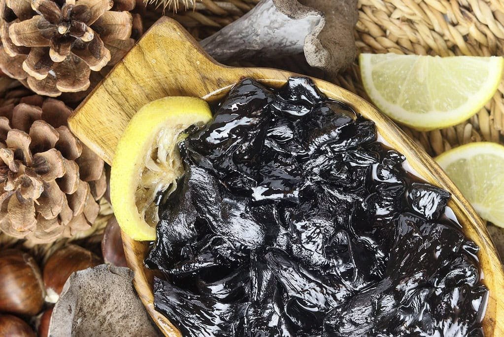 served black trumpet mushroom jam