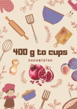 400 grams to cups
